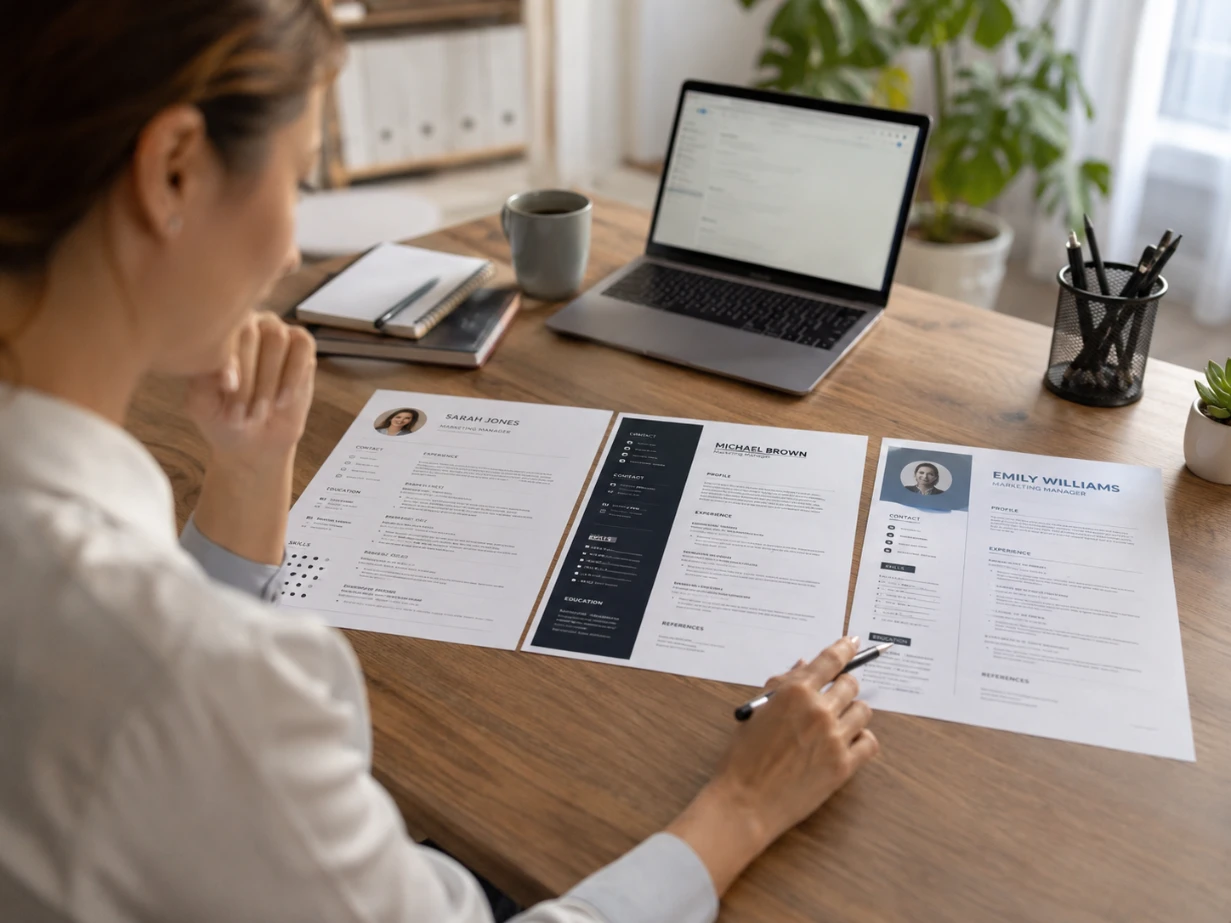 Free professional CV templates — choose and download