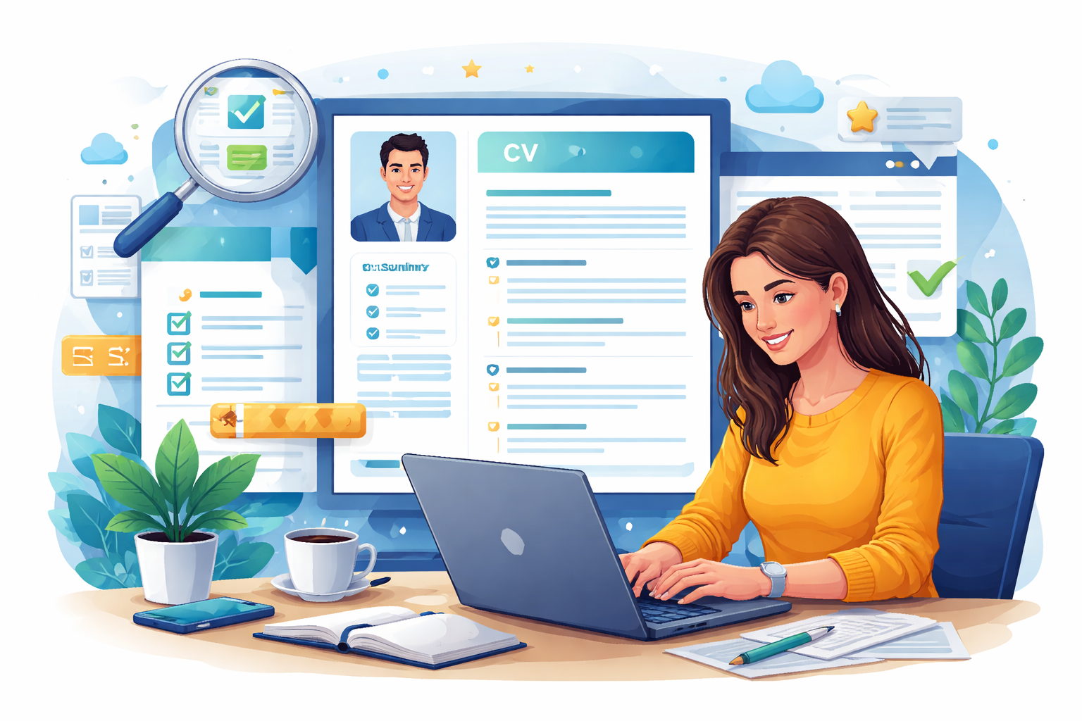 Free professional CV