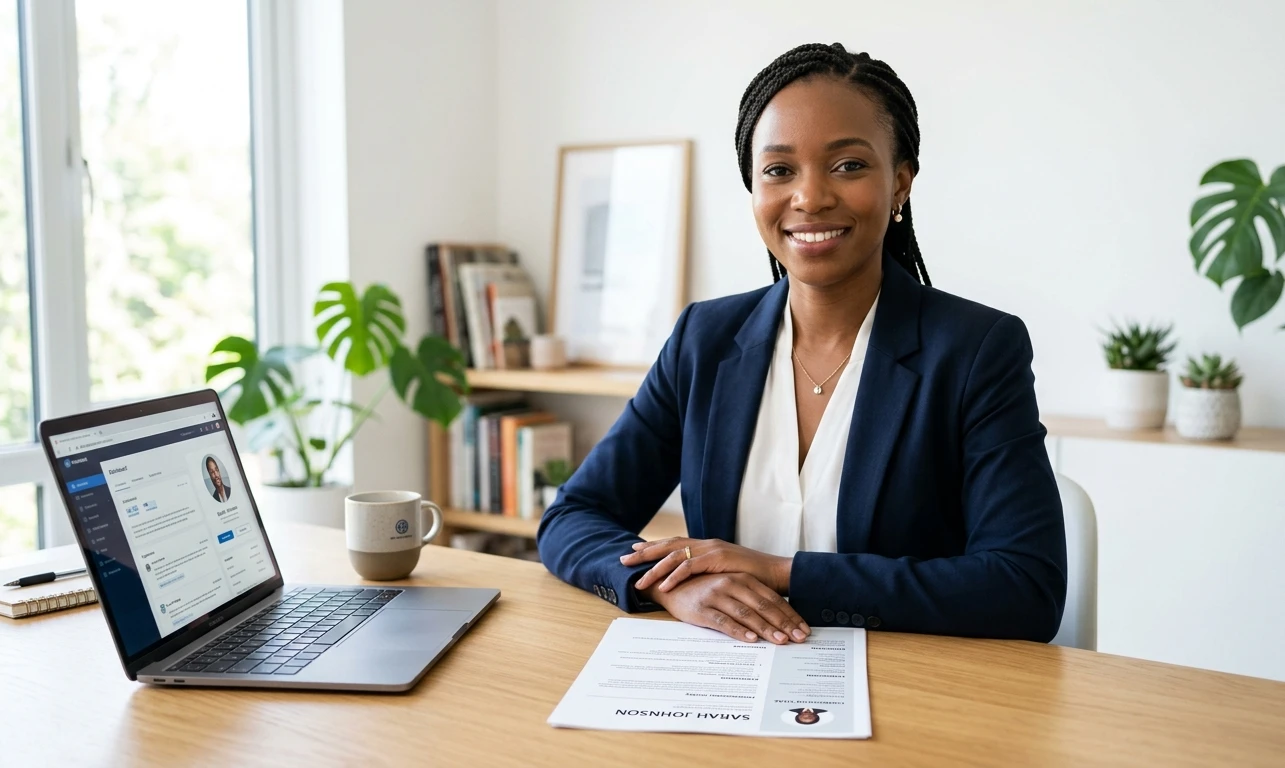 Best CV format for job seekers 2026 — professional reviewing modern CV layout on desk