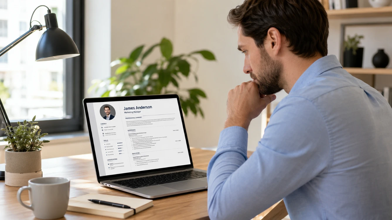 Resume vs CV USA — professional comparing resume and CV documents for American job application
